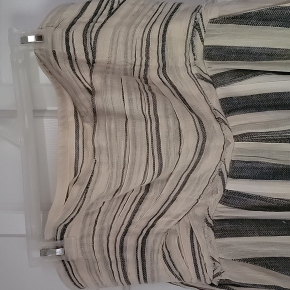 NWT Free People Striped Strapless Maxi Dress Size Large. - Picture 3 of 8